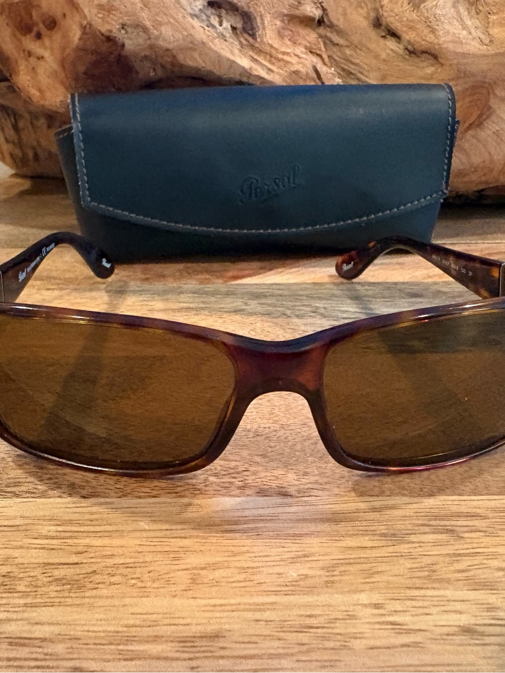 Persol 2803-S Polarized Havana Sunglasses w/ Case EUC